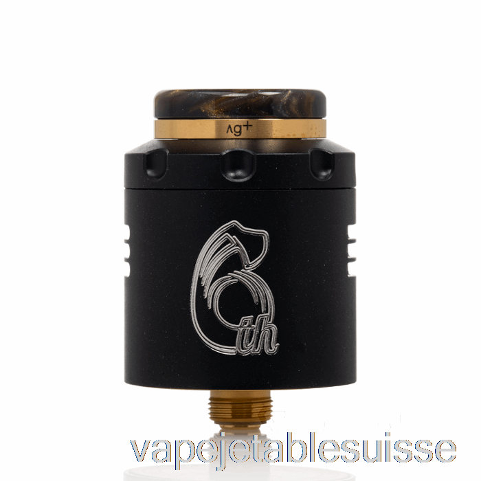 Vape Suisse Hellvape Lapin Mort V3 24mm Rda [6ème Anni] Or Noir